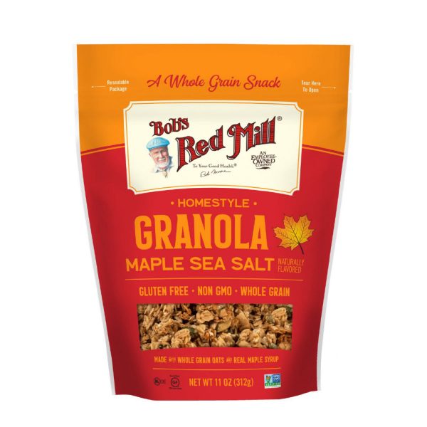 Granola de maple y sal marina