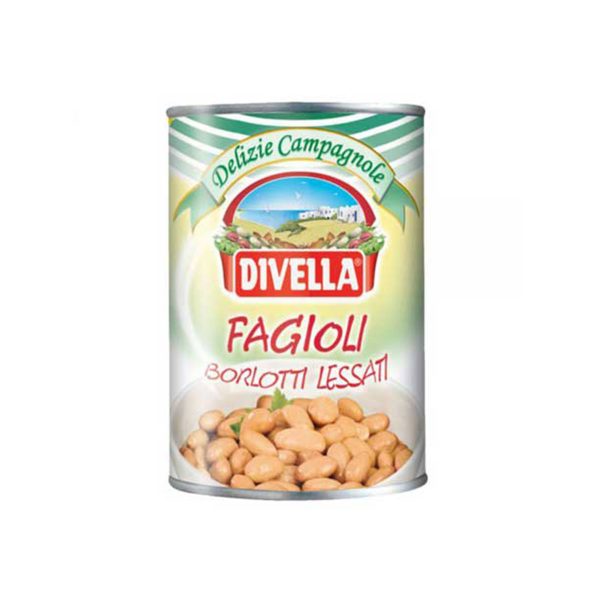 Divella Frijoles Borlotti (Boiled Borlotti Beans)