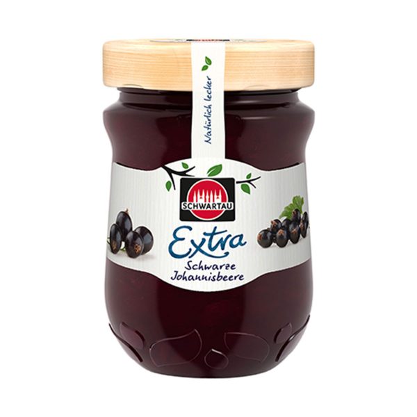 Mermelada extra grosellas negras 340gr Schwartau