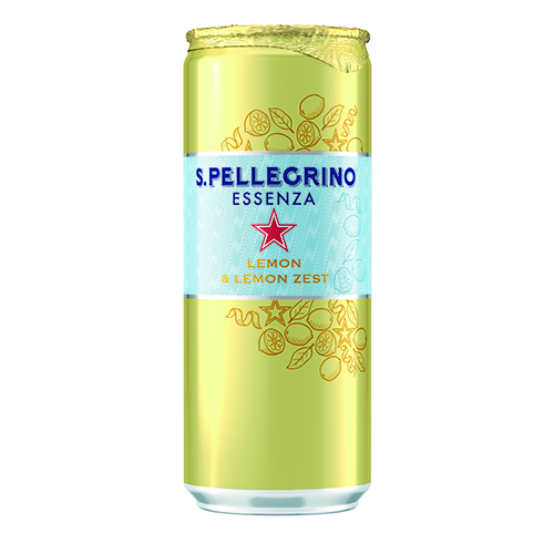 S.Pellegrino Essenza Lemon & lemon Zest Mandarina y Fresa, Sin Calorias