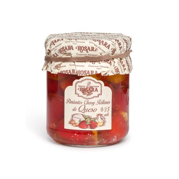 Pimiento cherry queso 185g Rosara