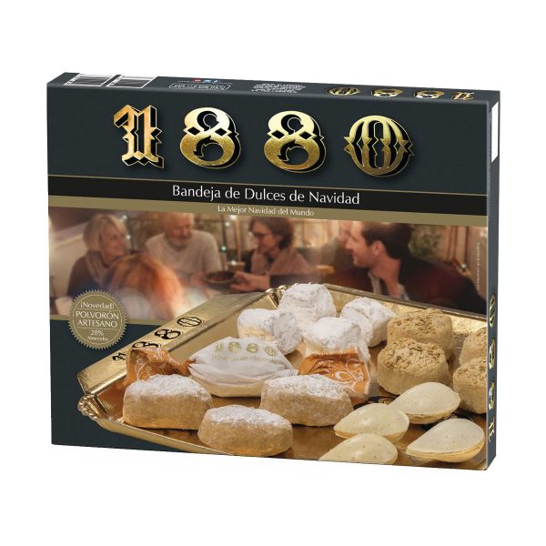 1880. Bandeja de dulces de Navidad  270G