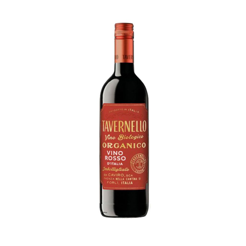 TAVERNELLO vino tinto italiano organico 750ml