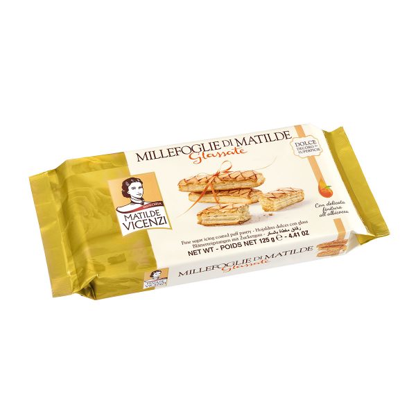 Milhojas glaseados 125g