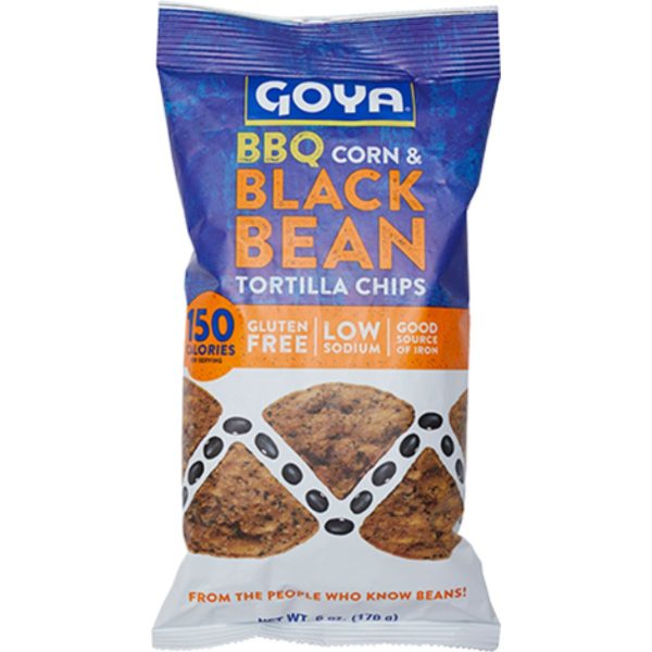 Chips De Maiz Y Frijoles Negros Barbacoa Goya 170gr