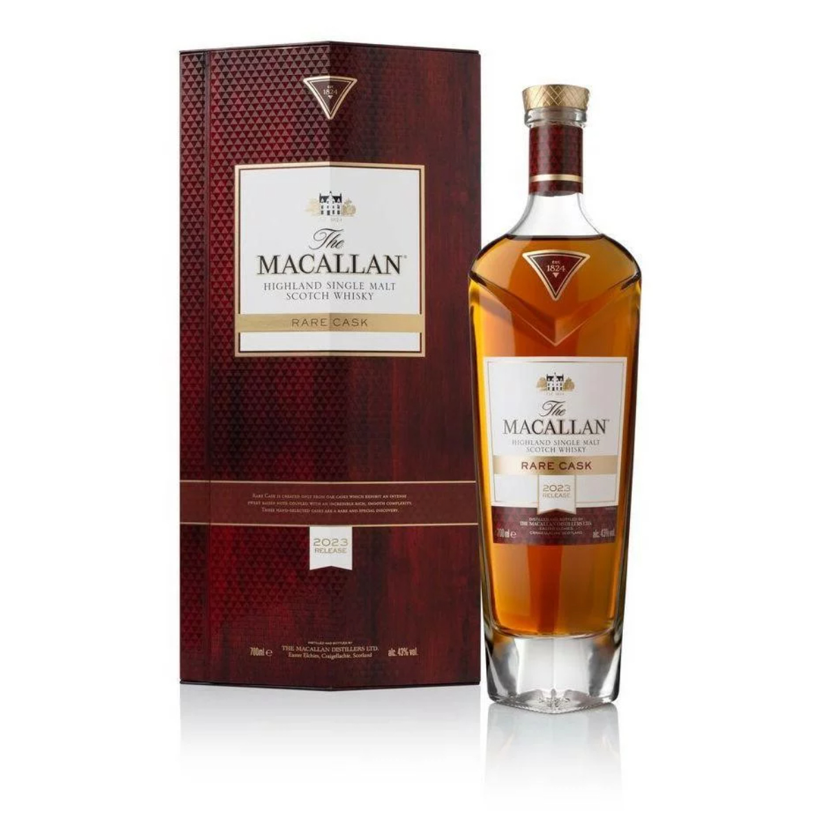ウイスキー The Macallan Rare Cask 2023 700ml 43% The Macallan Rare Cask Single Malt Whisky | Licores, Restricciones