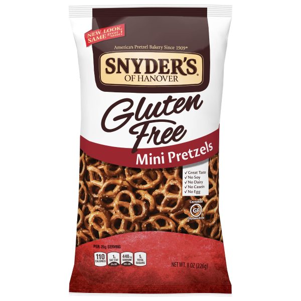 Pretzel mini libre de gluten Snider s 227GR GF
