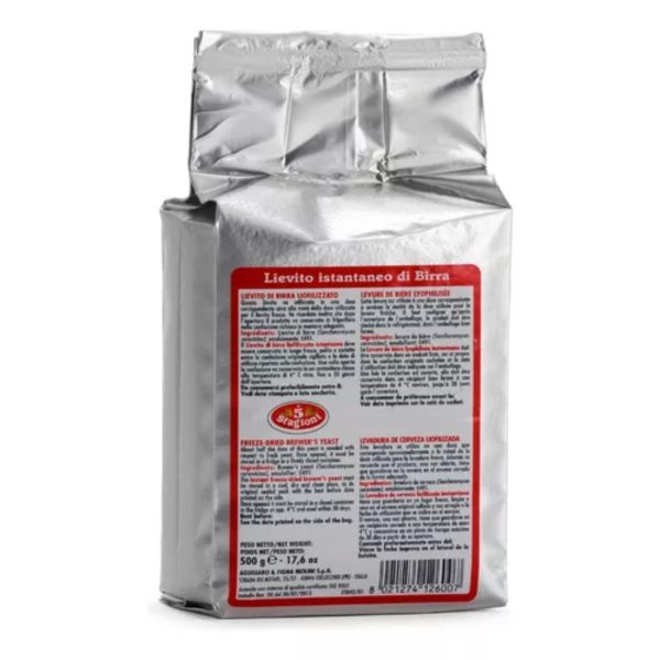 Levadura de Cerveza Seca 5Stagioni 500G
