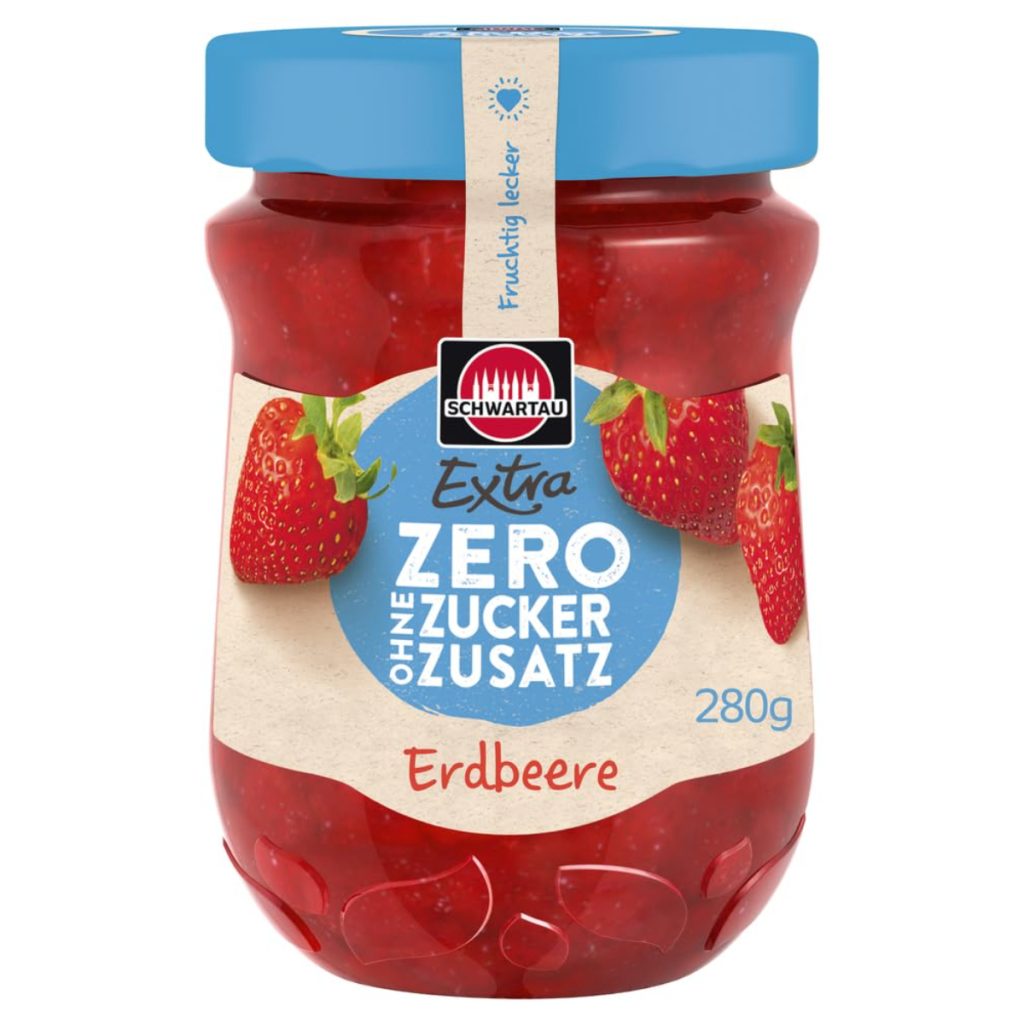MERMELADA EXTRA FRESA ZERO 280G SCHWARTAU