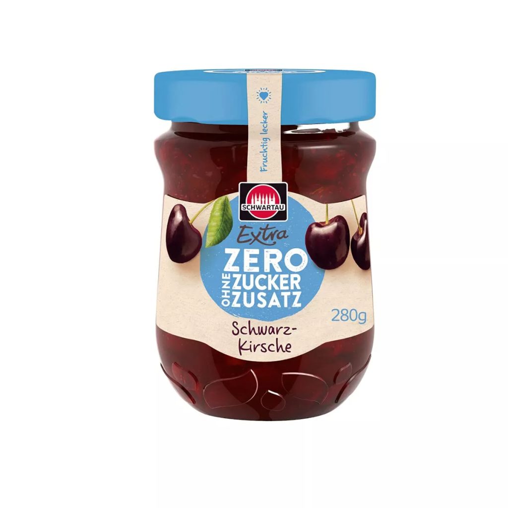 MERMELADA EXTRA CEREZA ZERO 280G SCHWARTAU