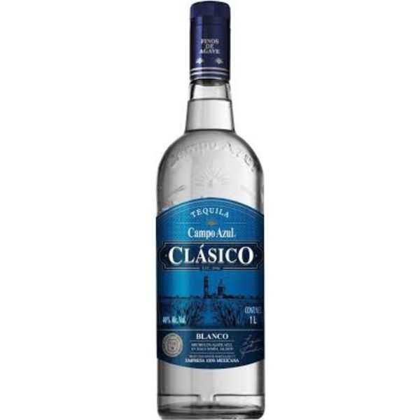 Tequila Campo Azul clásico blanco 1 L
