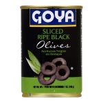 Aceitunas Negras Maduras En Lonchas Goya 198g