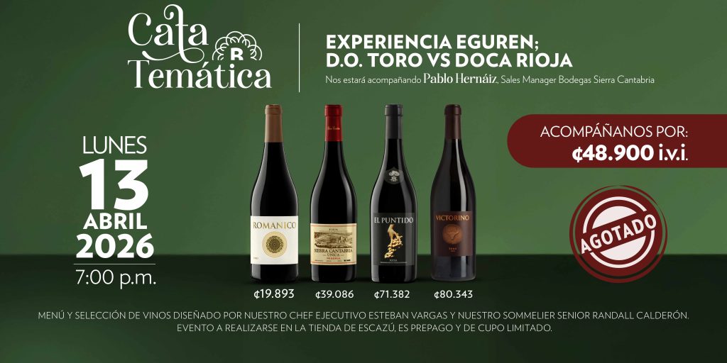 Cata Tematica Experiencia Eguren; D.O. Toro vs DOCA Rioja