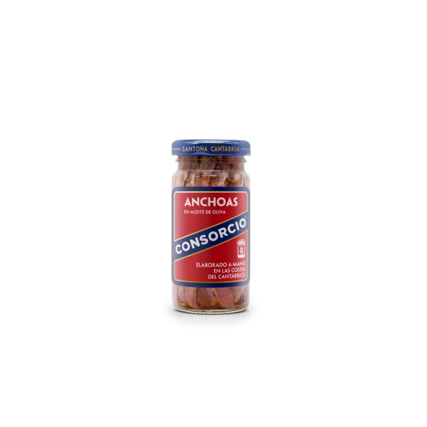 filet de anchoas en aceite de oliva 100g consorcio