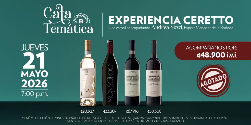 Cata Temática Experiencia Ceretto