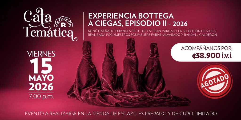 Cata Temática Mayo, Experiencia Bottega A Ciegas, Episodio II - 2026