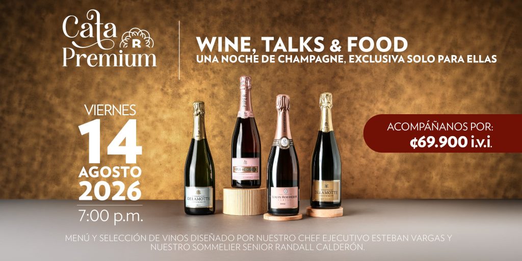 Cata Premium Wine, Talks y Food