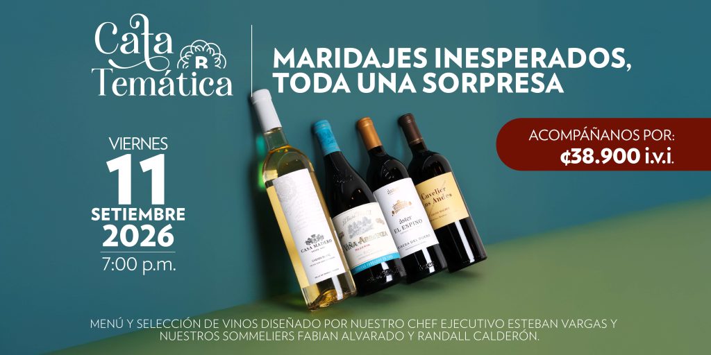 Cata Temática Maridajes muy atrevidos, toda una sorpresa.